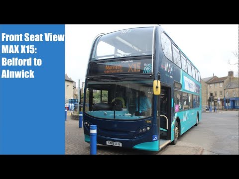 Front Seat View | MAX X15: Belford to Alnwick - 7527/NK14GDE