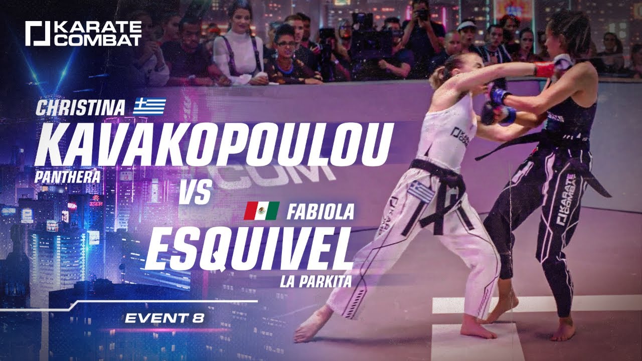 FULL FIGHT:: Christina Kavakopoulou vs Fabiola Esquivel - Karate Combat S02E08