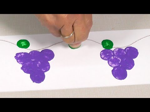 Frise pour la classe avec grappes de raisins