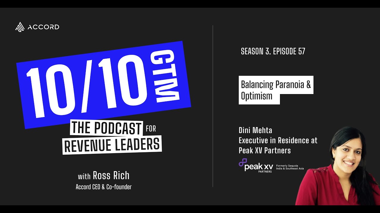 Balancing Paranoia & Optimism with Dini Mehta, Executive in ...