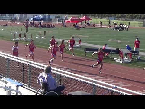 JVB 100m vs Servite on 3-31