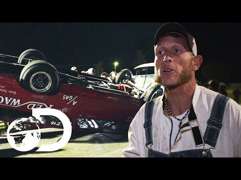 Moonshiner's Drag Race Ends With Horrific Car Crash｜ムーンシナーズ (Moonshiner's Drag Race Ends With Horrific Car Crash | Moonshiners)