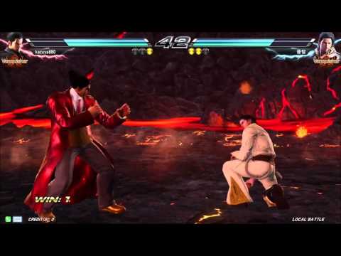 Tekken7 Local Battle I'm bad at tekken(kazuya) vs Cltam(claudio) 2