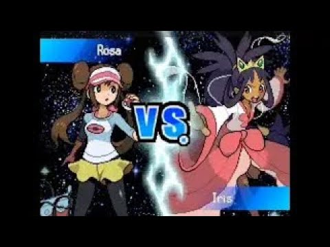 Pokemon Black 2 vs Elite 4 & Champion Iris [Challenge Mode Fixed]