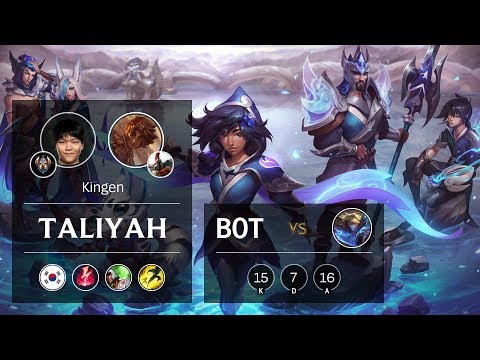 Taliyah Bot vs Ezreal - KR Challenger Patch 9.8