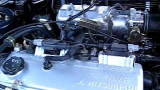 preview picture of video 'motorgeluid Mitsubishi Galant 2002 2.0 16V'