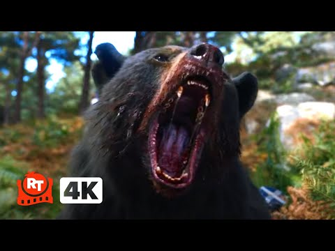 コカイン・ベア (2023) 4K - ハイカーに死を！| ムービークリップ (Cocaine Bear (2023) 4K - Death to Hikers! | Movieclips)