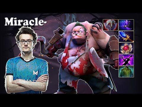 Miracle - Pudge Safelane | Dota 2 7.31d Gameplay
