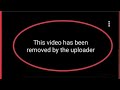 YouTube This Video Has Been Removed By The Uploader Problem YouTube Video JMA TECH