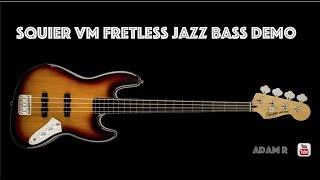 Squier Jazz Vintage Modified Fretless - What To Know & Where