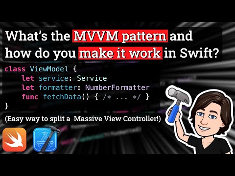 How to implement the MVVM pattern in Swift! thumbnail