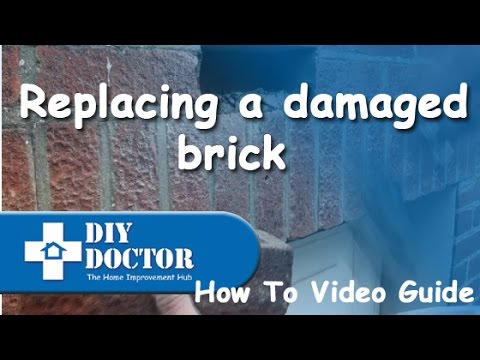 How to Replace a Single Damaged Brick in a Wall (Drill & Chisel Method)