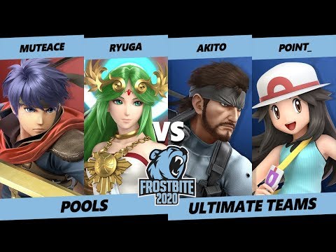 Frostbite 2020 SSBU Pools - MuteAce & Ryuga Vs. Akito & Point_ Ultimate Teams - SSBU