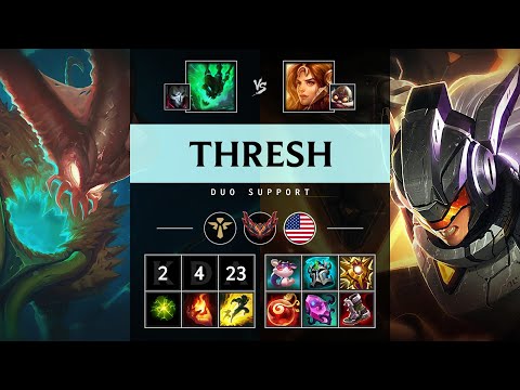 Thresh Support vs Leona - NA Grandmaster Patch 14.24