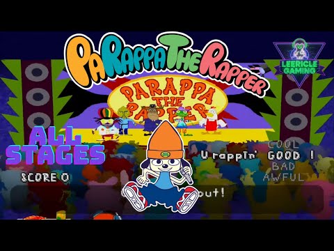 🐶🎤 PaRappa the Rapper - All Songs play through 🔥💿
