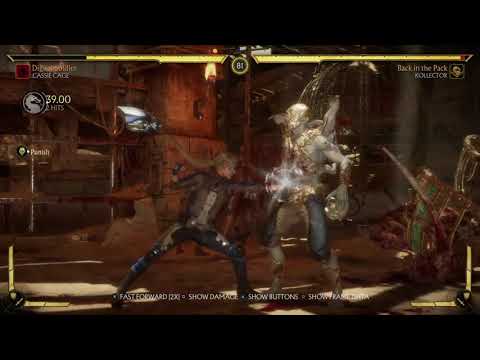 Mortal Kombat 11 Online Cassie Cage vs Kollector