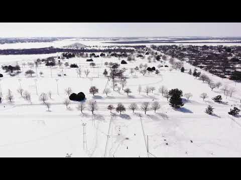 Wichita Falls Snow Storm Drone Video Feb 18th, 2021