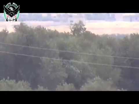 التصدي لقوات النظام من قبل لواء أسامة بن زيد في نوى على جبهة تل الجموع في محافظة درعا