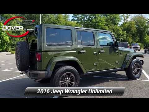 Used 2016 Jeep Wrangler Unlimited 75th Anniversary, Rockaway, NJ D21008PB