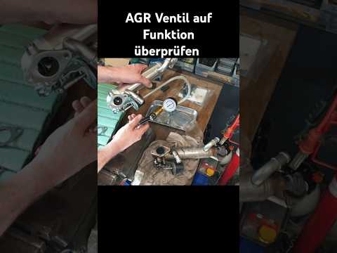 AGR Ventil auf Funktion überprüfen #egr #check #function #vw #automobile #tdi #agr