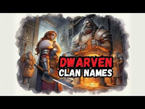 Better Dwarf Clan Names in DND? Tips for Strong Dwarven Naming in Tabletop RPG Campaigns