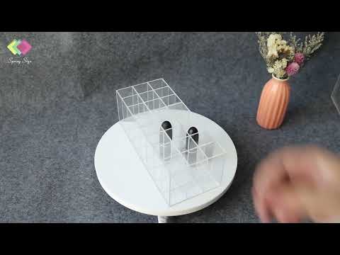 Acrylic transparant lipstick display stand