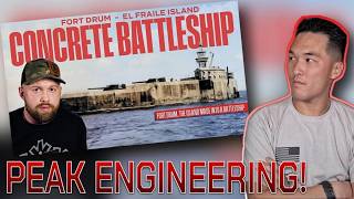 US Marine Officer Reviews USS No-Go - America's Invincible Concrete Battleship - Fort Drum