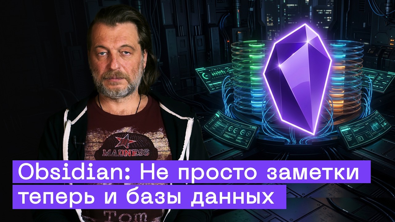 Obsidian: из хаоса заметок в систему задач — базы данных на практике
