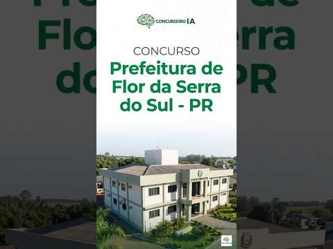 Você vai perder essa? 34 Vagas em Flor da Serra do Sul + até R$ 16 MIL #concursos #oportunidade