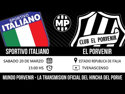 Fecha 3: Sportivo Italiano vs El Porvenir - EN VIVO