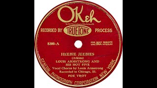 Louis Armstrong's 1926 HEEBIE JEEBIES - a cappella!