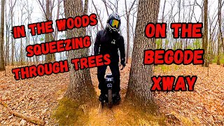 Can I Ride My XWay Electric Unicycle Through These Tight Trees?