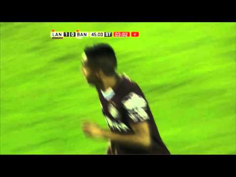 Reventó el travesaño. Lanús 1 - Banfield 0. Fecha 12. Primera División 2016
