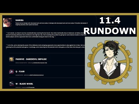 Patch 11.4 Rundown | Theorycrafter | MASSIVE SAMIRA NERFS