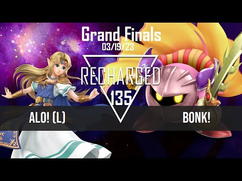 Recharged #135 Grand Finals - Alo! (Zelda) vs Bonk! (Meta Knight)  - SSBU Tournament