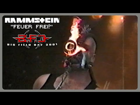 Rammstein - Feuer Frei! LIVE at Big Field Day, Gilford, USA (14.07.2001) | [Pro-Shot]
