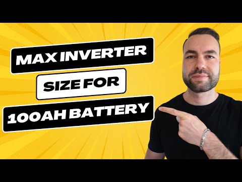 Part of a video titled What Size Inverter for 100Ah Battery - YouTube
