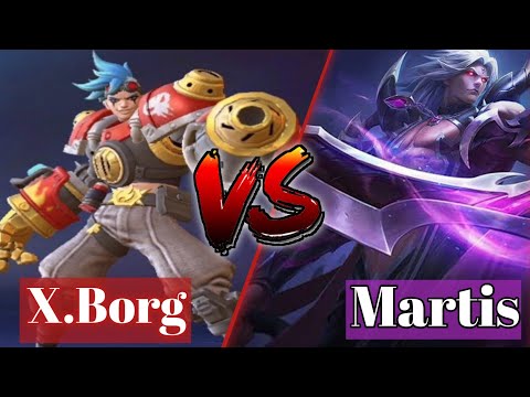 X.Borg vs Martis | 5v5 in Rank Game | Xborg Gameplay - Super Intense Battle!! | MLBB