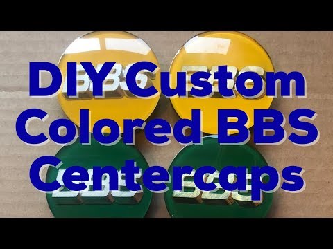 DIY Customized BBS Centercaps 70mm - Any Color!