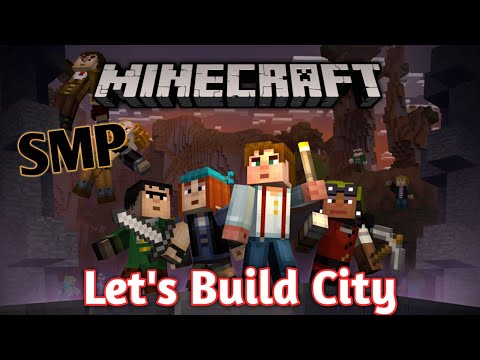 Minecraft Survival City SMP // Day - 4 / Java + Bedrock Public SMP World /#minecraft #minecraftlive