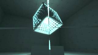 Rotating cube & rings