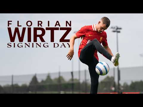 Florian Wirtz: Signing Day | Liverpool FC
