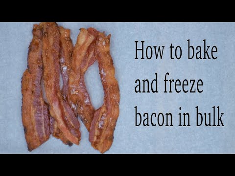 How to Bake and Freeze Bacon | Making Bacon in the Oven