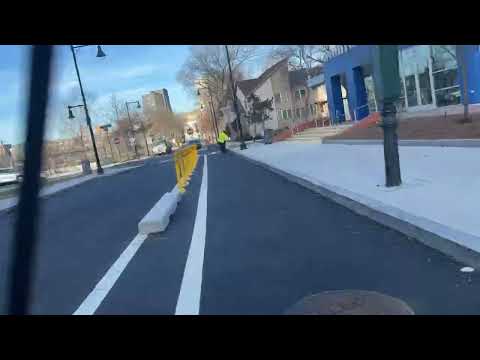Ruggles Street Cycle Track -- @cityofboston