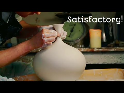 Amazing Throwing Art - Flared Top Round Bellied Vase