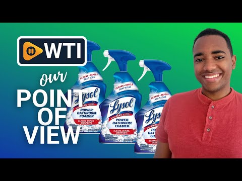 Lysol Power Bathroom Foamer - WTI product video review
