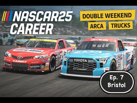 NASCAR25 Career - Disaster at Bristol (Ep. 7, Year 3)