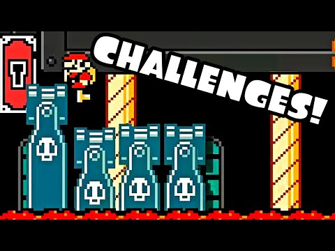 Super Mario Maker 2 🔧 Five Fiery Challenges 🔧 Raidman