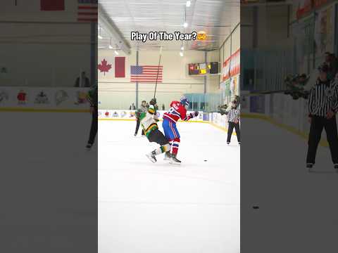 The Hit And The Goal Is Insane🏒🤯 #hockey #hockeyplayers #shorts
