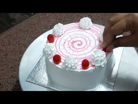Vanilla Cake | Cake Decorating Idea's | Cakes Design | #Shorts | #CakeShortsVideo